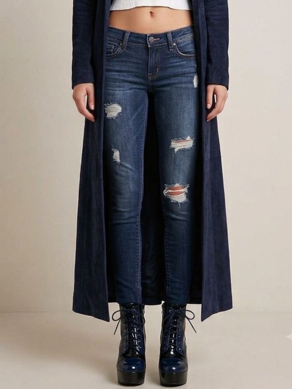 Vintage Y2K AEO Skinny Jegging- Blue- Size 00